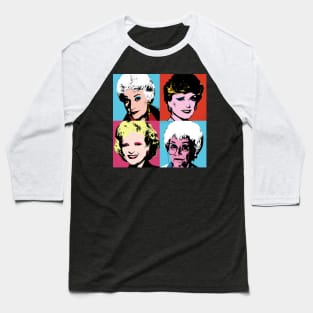 Golden Warhol Girls Baseball T-Shirt